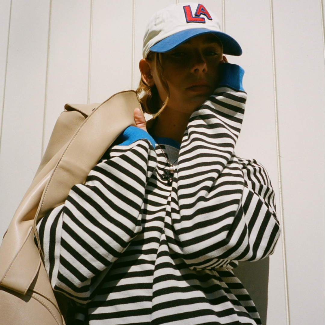 Zoe - Women's Oversized Striped Sweater