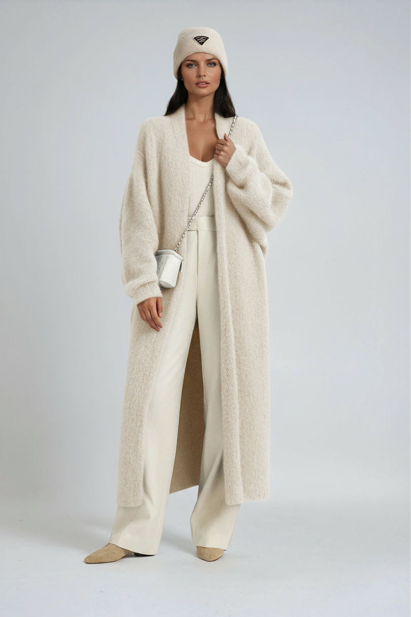 LONG CARDIGAN – OPEN FRONT COAT