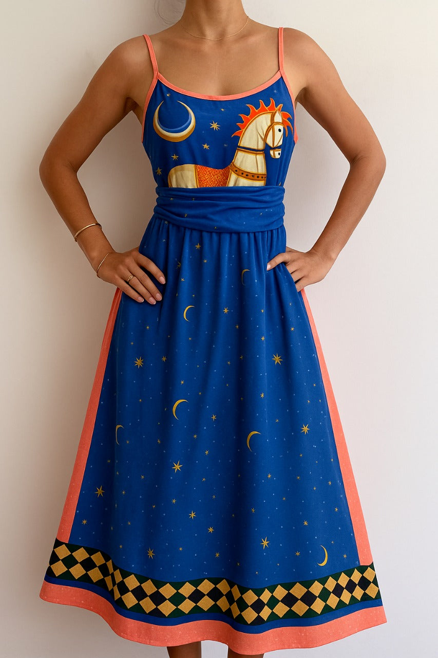 Amelia - Women's Celestial Print Sundress