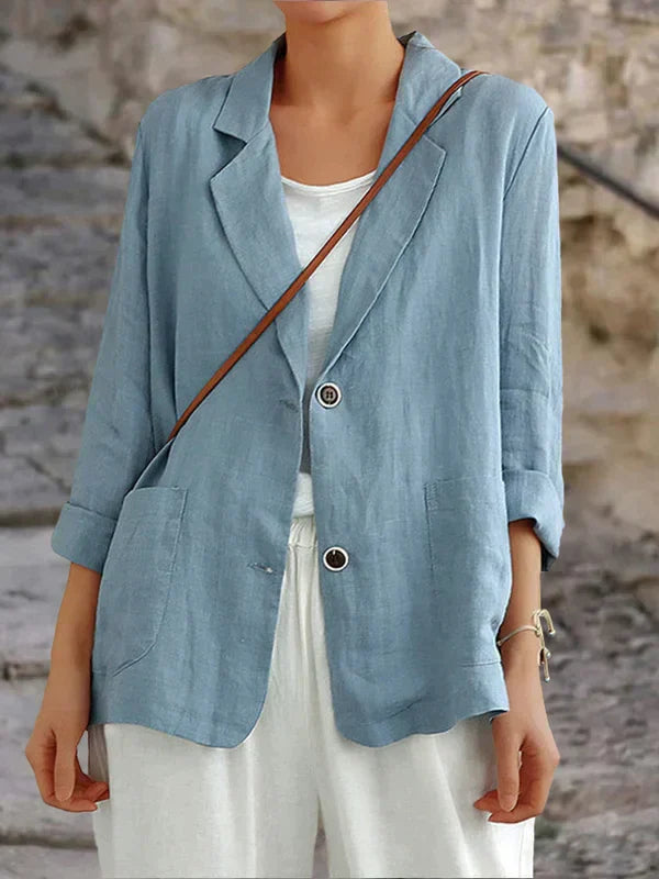 Lumi - Women's Linen Casual Blazer Light and Stylish