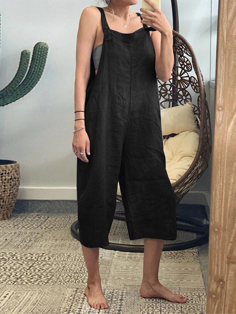 Ailani - Salopette Boho a gamba larga da donna (taglie forti disponibili)
