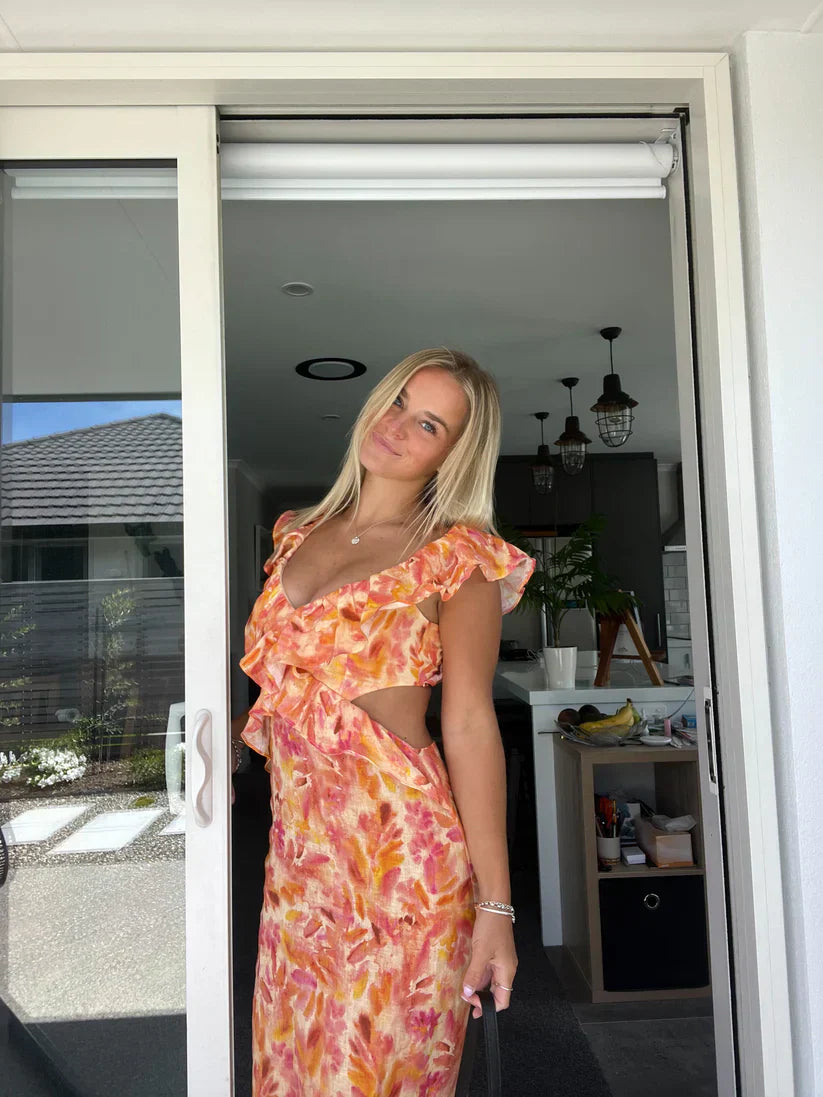 Francesca - Women's Ruffle Dress