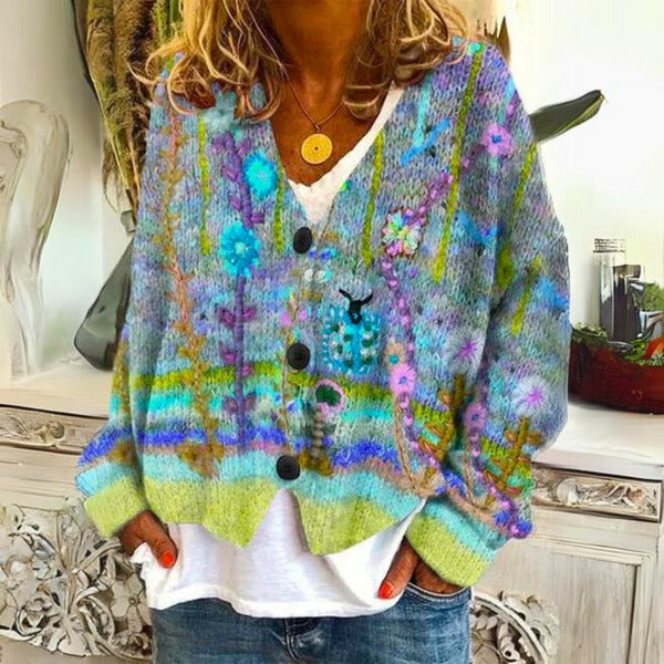 Ainsleigh - Women's Jumper in Floral Print - photo 2