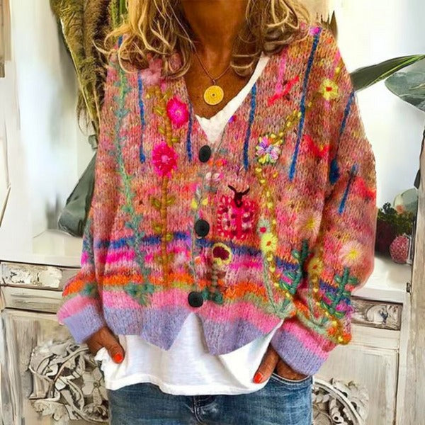 Ainsleigh - Women's Jumper in Floral Print - photo 3