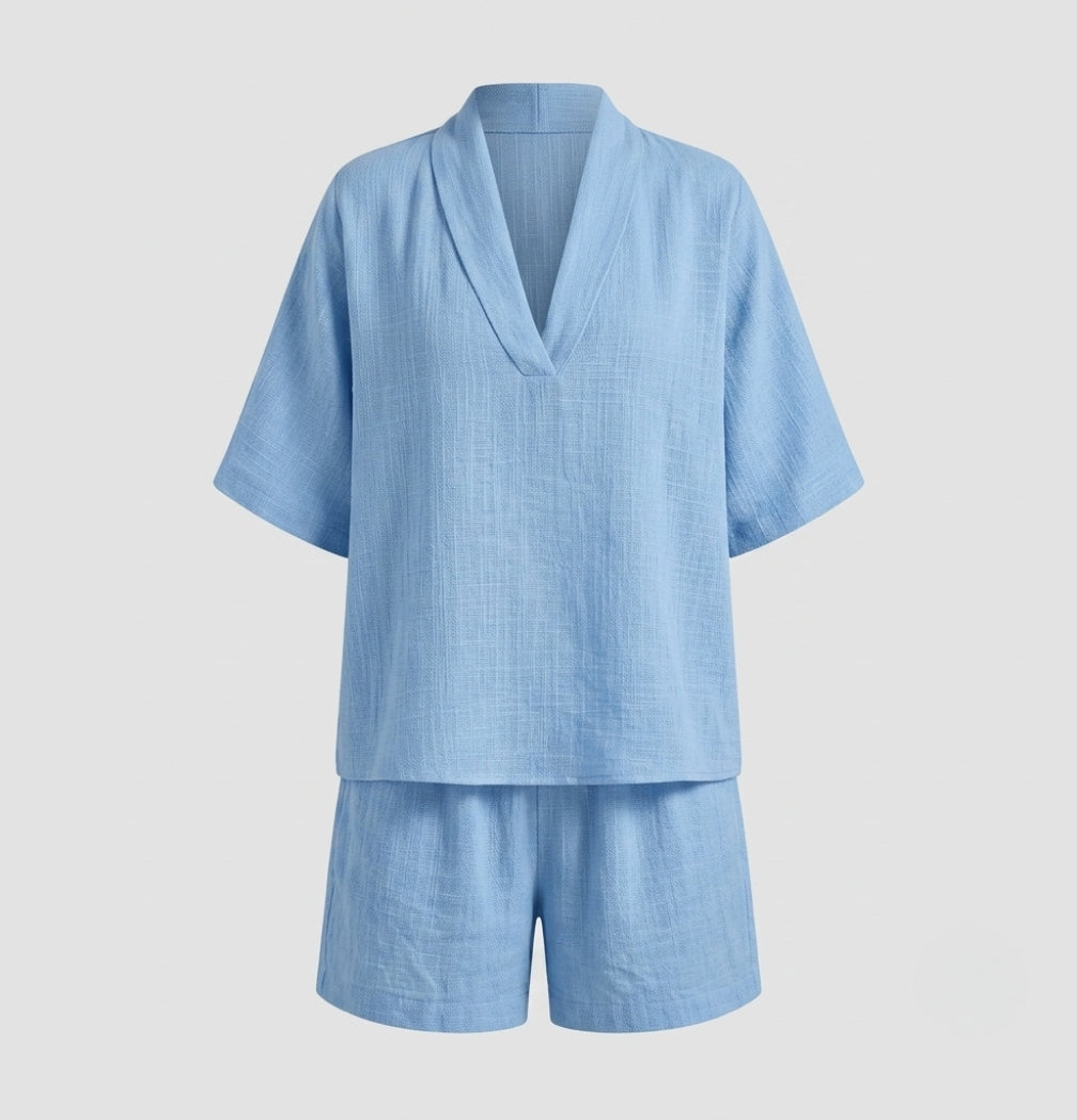 Alba - Women's Two-Piece Set with Shorts - photo 5