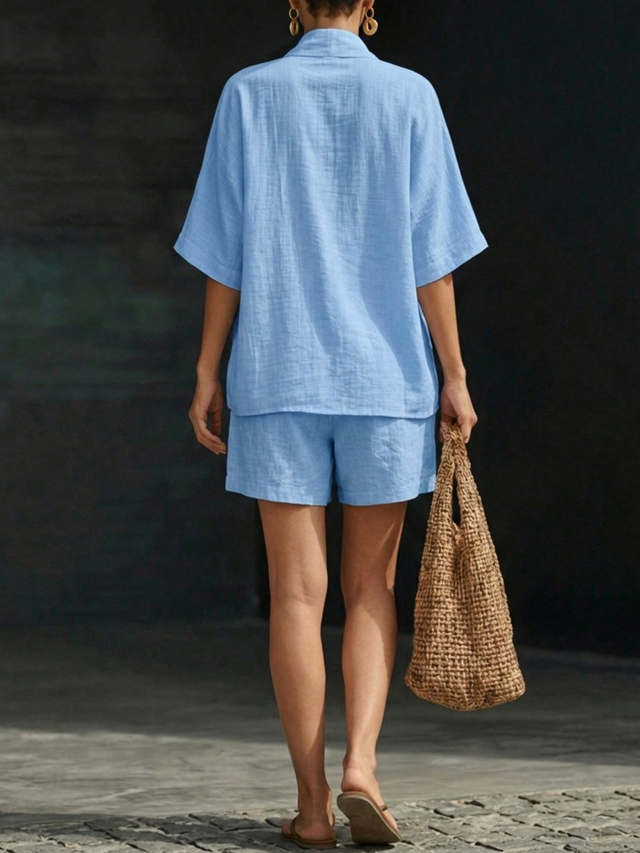Alba - Women's Two-Piece Set with Shorts - photo 8