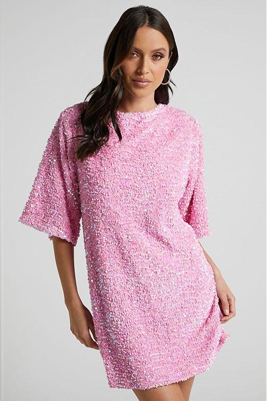 Camellia - Women's Backless Sequin Mini Dress Party Outfit Nightclub Wear