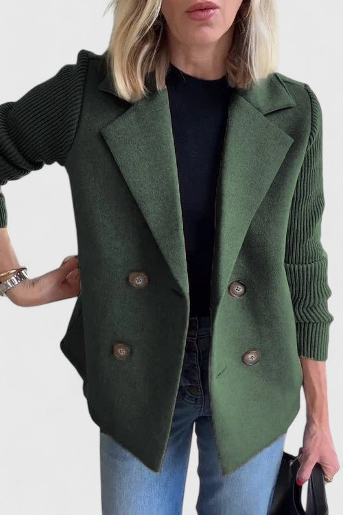 Women's Double Breasted Blazer with Relaxed Cut