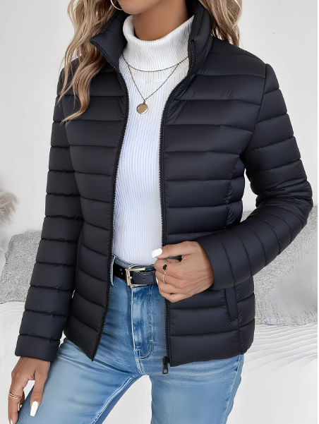 Anwyn - Women's Lightweight Jacket with Stand Collar - photo 2