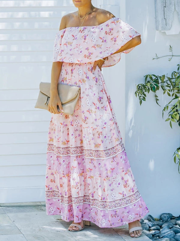 Ava - Women's Maxi Dress with Floral Print and Ruffled Details - photo 26