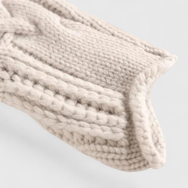 Averly - Women's Jumper in Cable Knit with Roll Neck - photo 6