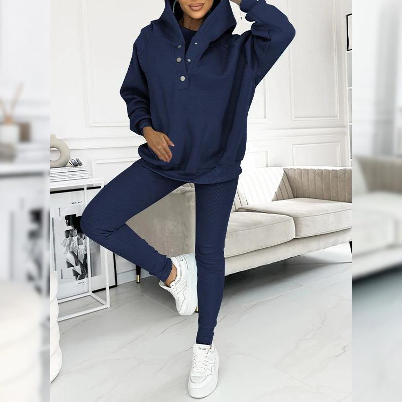 Avril - Women's Two-Piece Set in Fleece Lining - photo 2