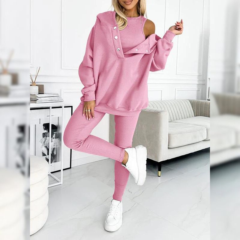 Avril - Women's Two-Piece Set in Fleece Lining - photo 3