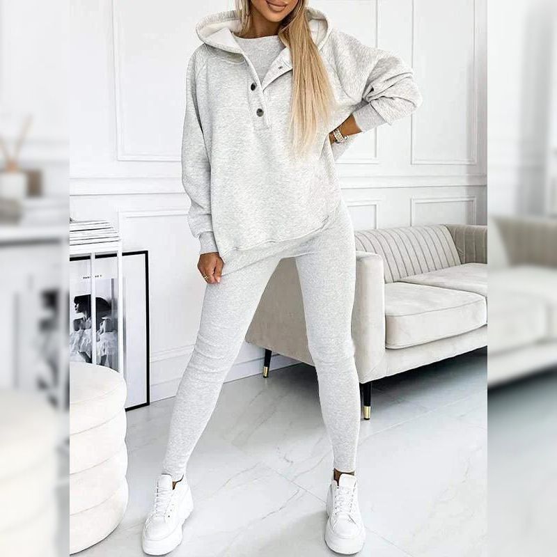Avril - Women's Two-Piece Set in Fleece Lining - photo 5