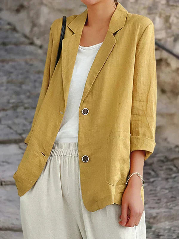 Lumi - Women's Linen Casual Blazer Light and Stylish