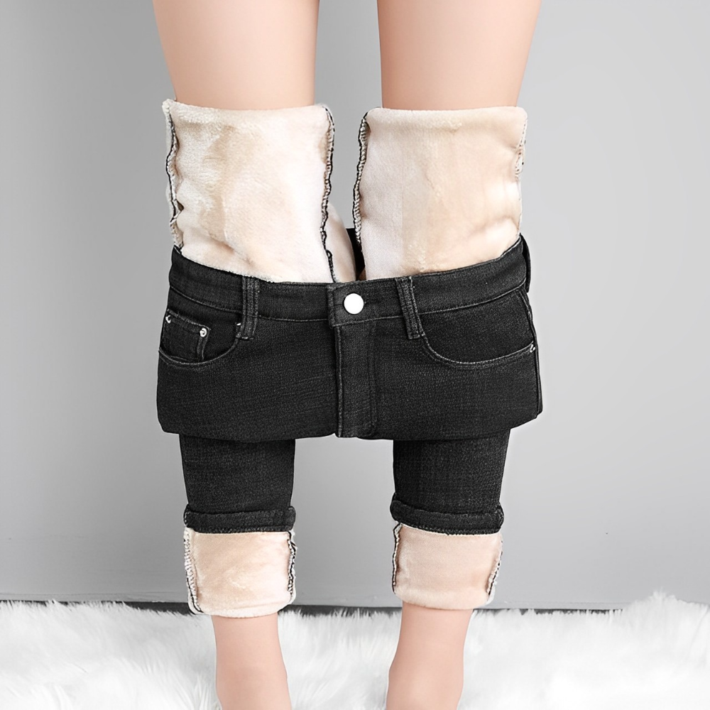 Alannah - Women's Warm Fleece-Lined Winter Jeans