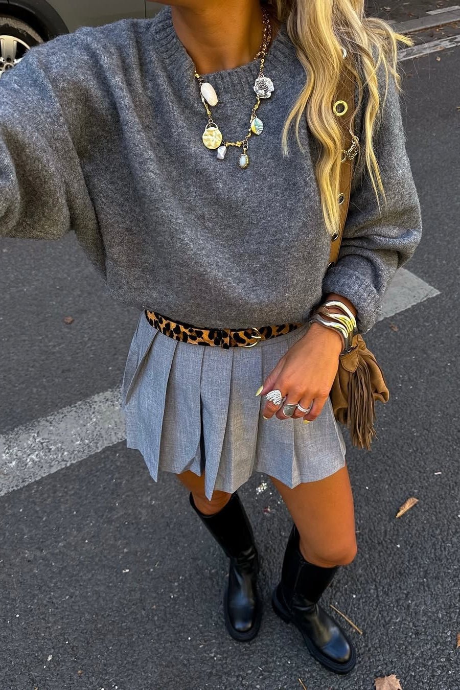 Belinda - Women's Jumper in Ribbed Knit - photo 1