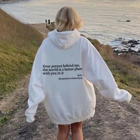 Beverly - Women's Oversized Hoodie with Back Print - photo 1