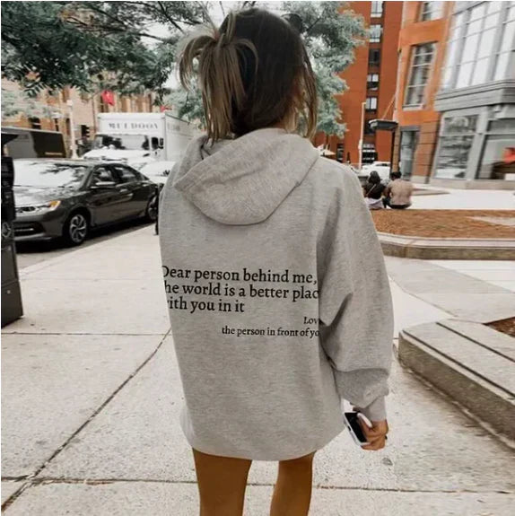 Beverly - Women's Oversized Hoodie with Back Print - photo 3