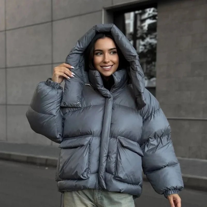 Blair - Women's Puffer Jacket with Hood - photo 2