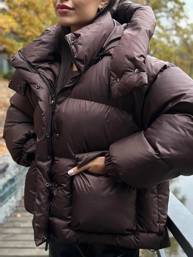 Blair - Women's Puffer Jacket with Hood - photo 7