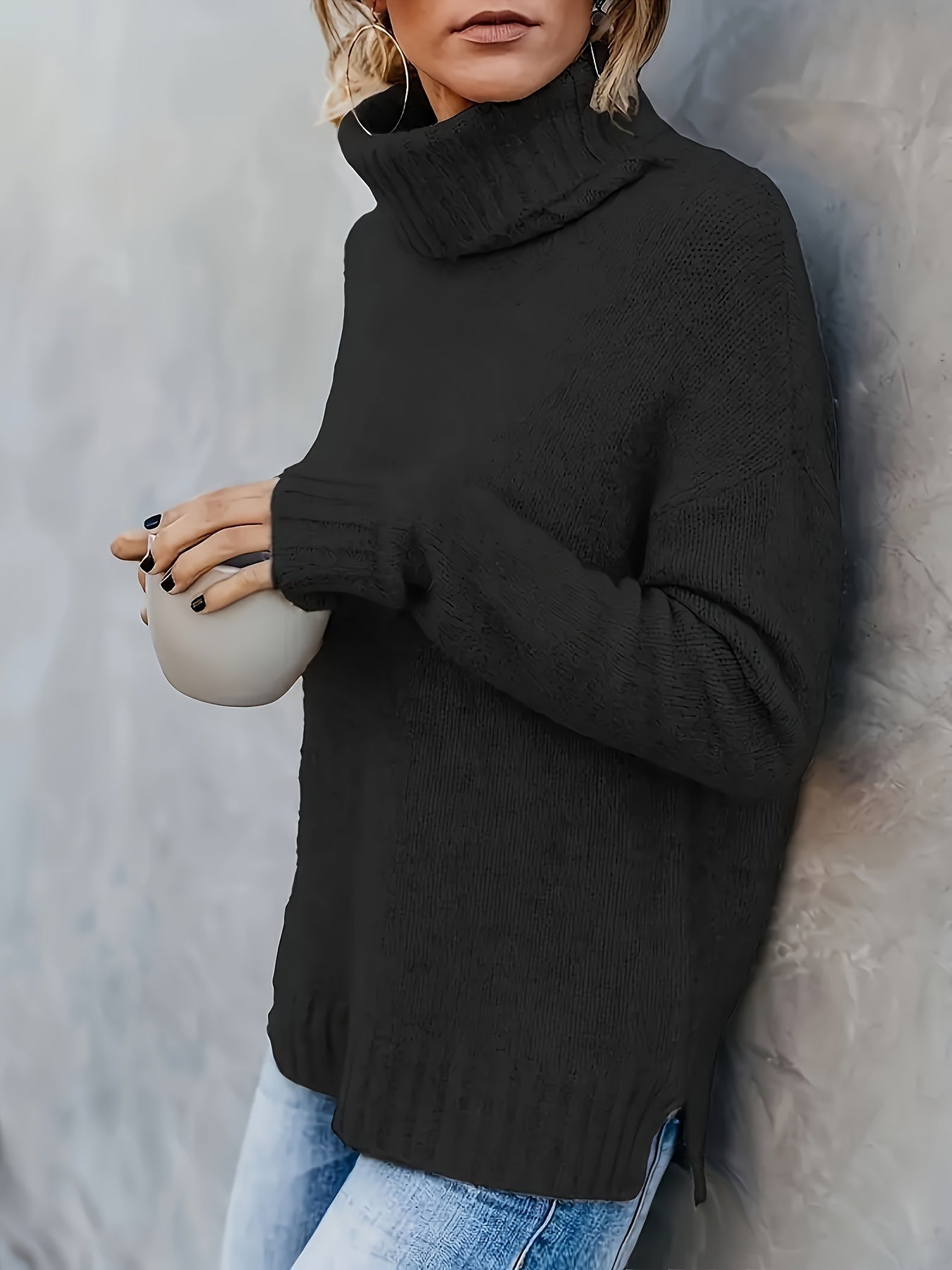 Blythe - Women's Jumper with Roll Neck - photo 5