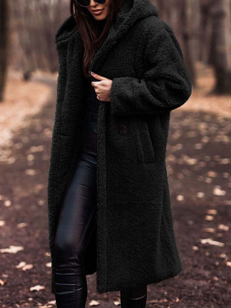 Brianna - Women's Relaxed Coat in Fleece Lining - photo 5