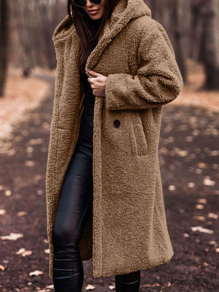 Brianna - Women's Relaxed Coat in Fleece Lining - photo 7