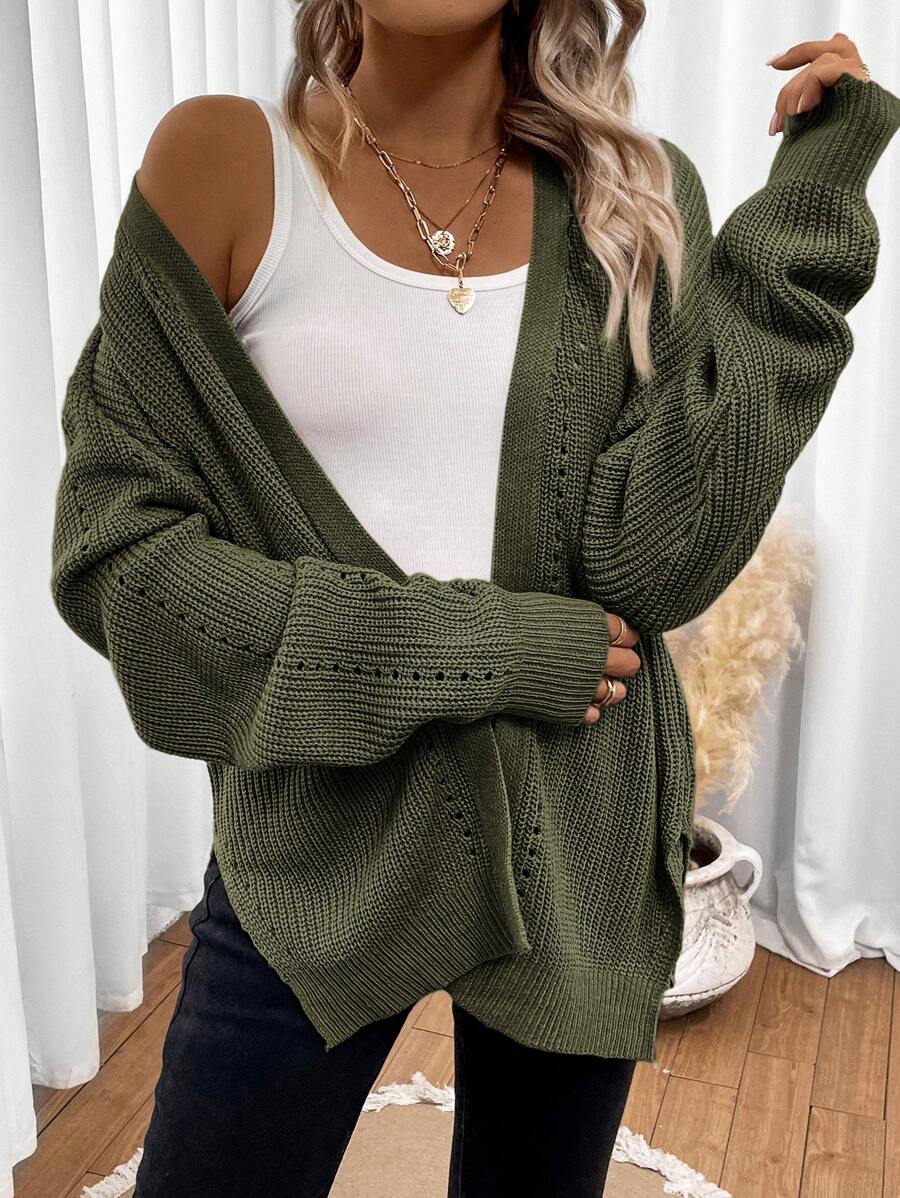 Brittany - Women's Relaxed Cardigan in Knit - photo 2