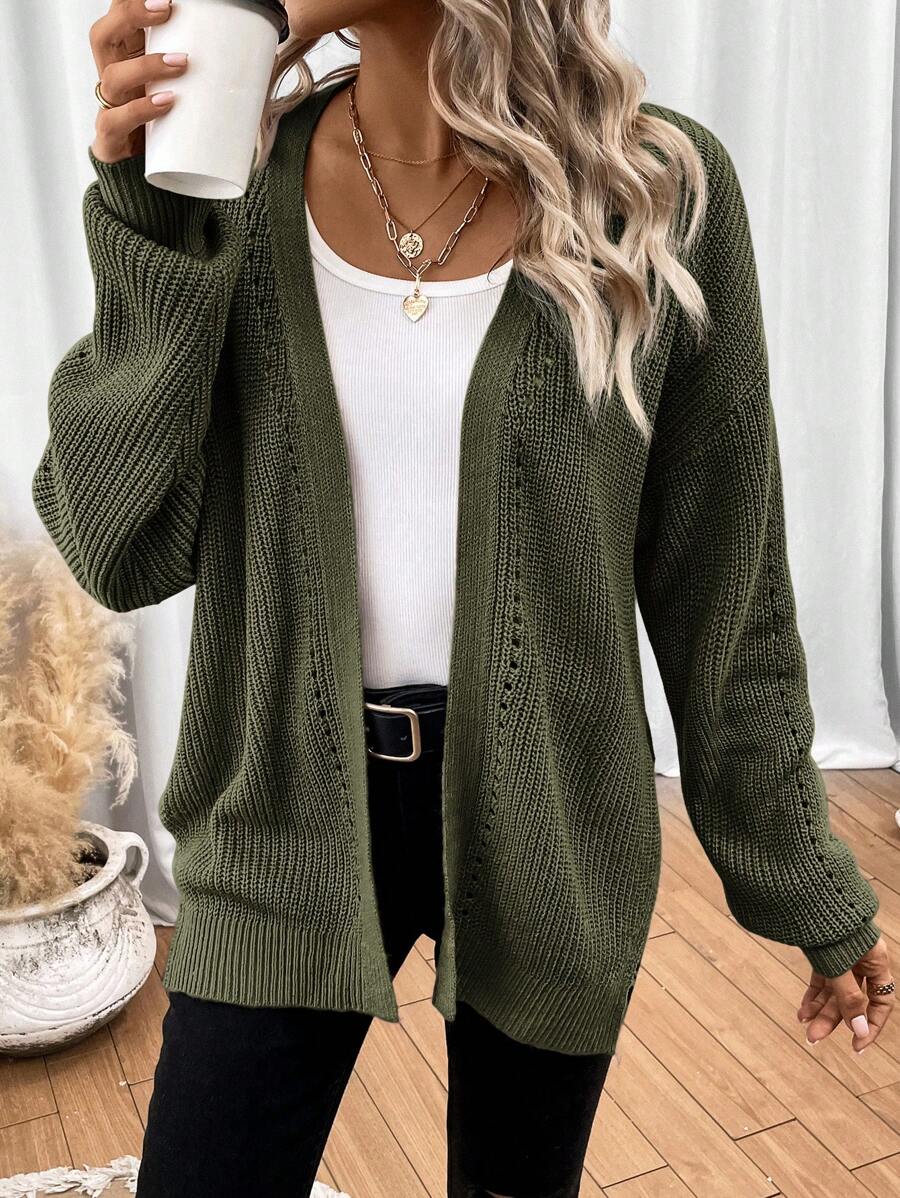 Brittany - Women's Relaxed Cardigan in Knit - photo 5
