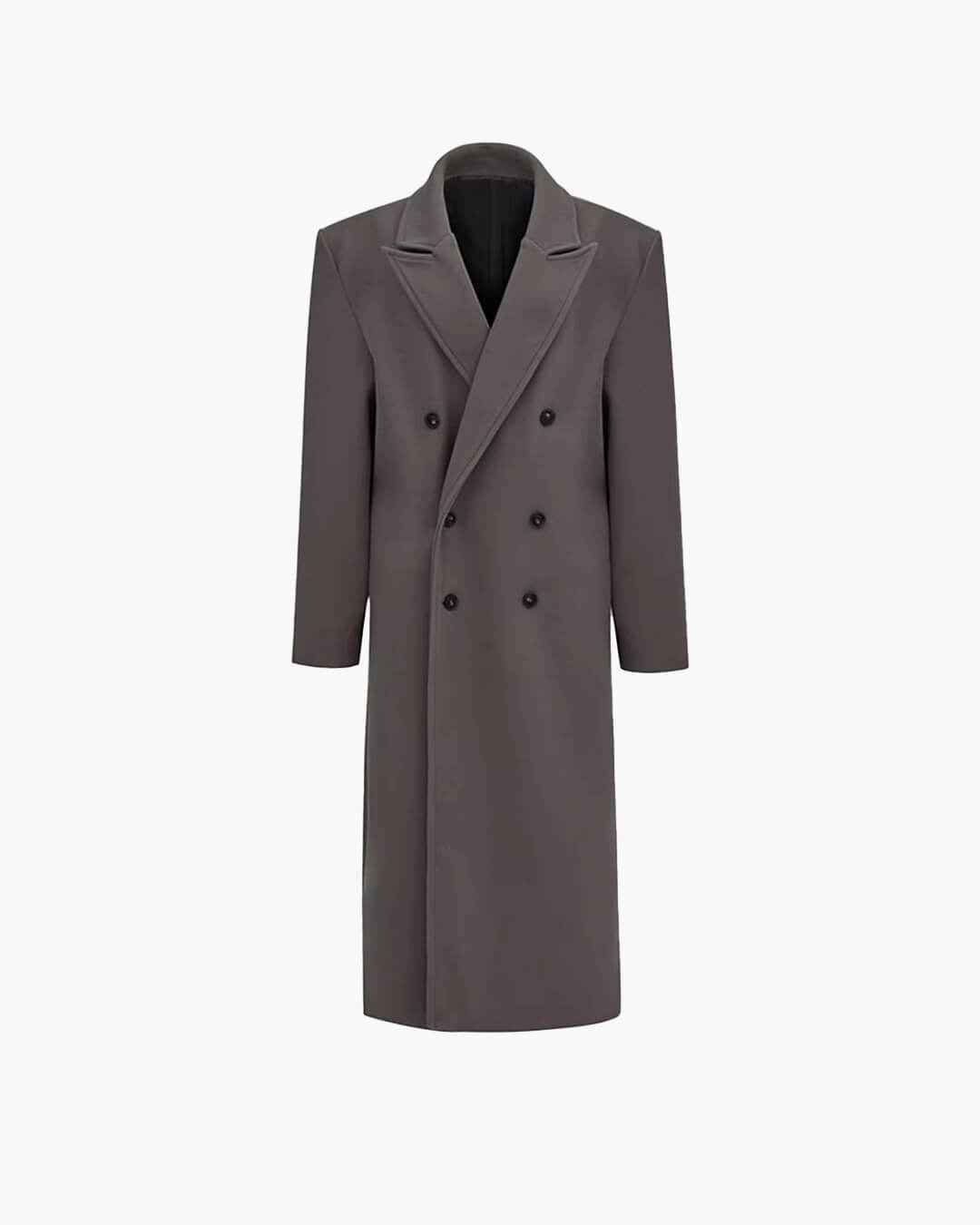 Bryn - Women's Longline Coat with Double-Breasted Front - photo 2