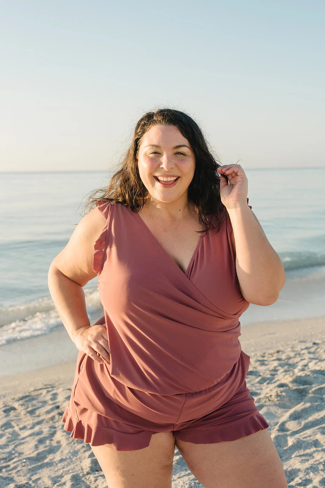 Abigail - Plus Size Swimsuit with Tummy Coverage for Women - photo 4