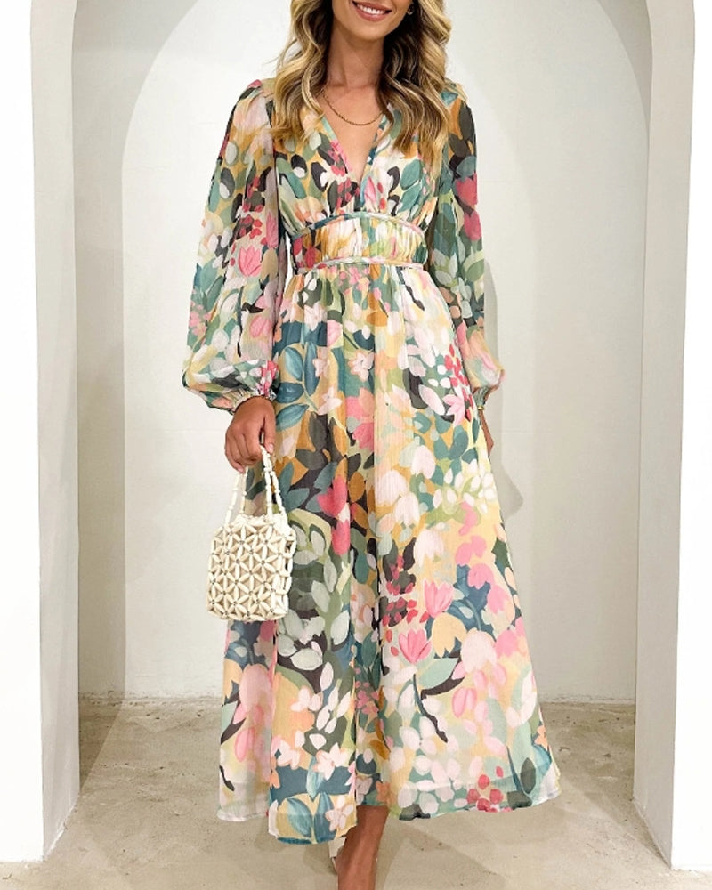Taylor - Women's Floral Maxi Dress