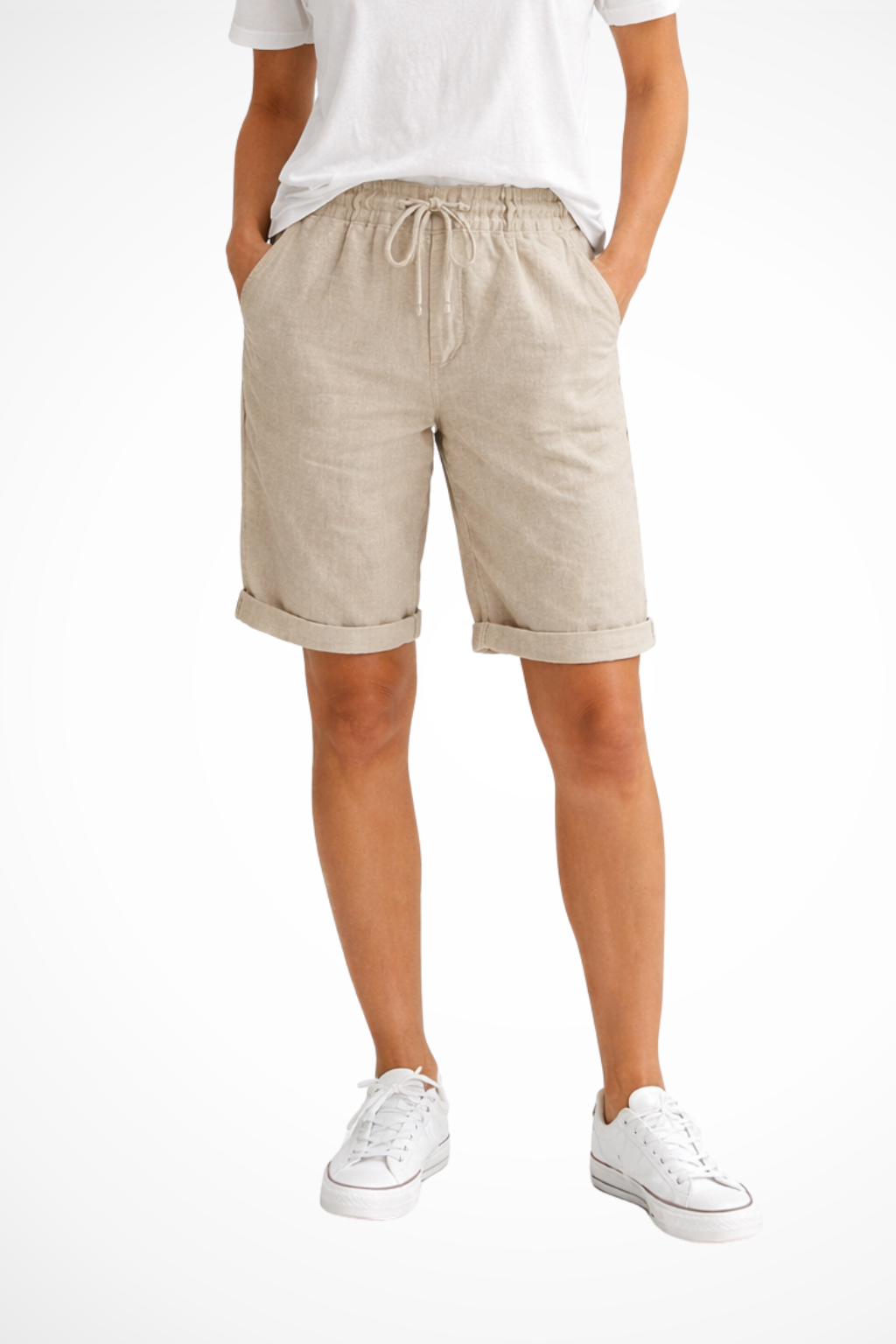 Janice - Women's Casual Shorts in Linen