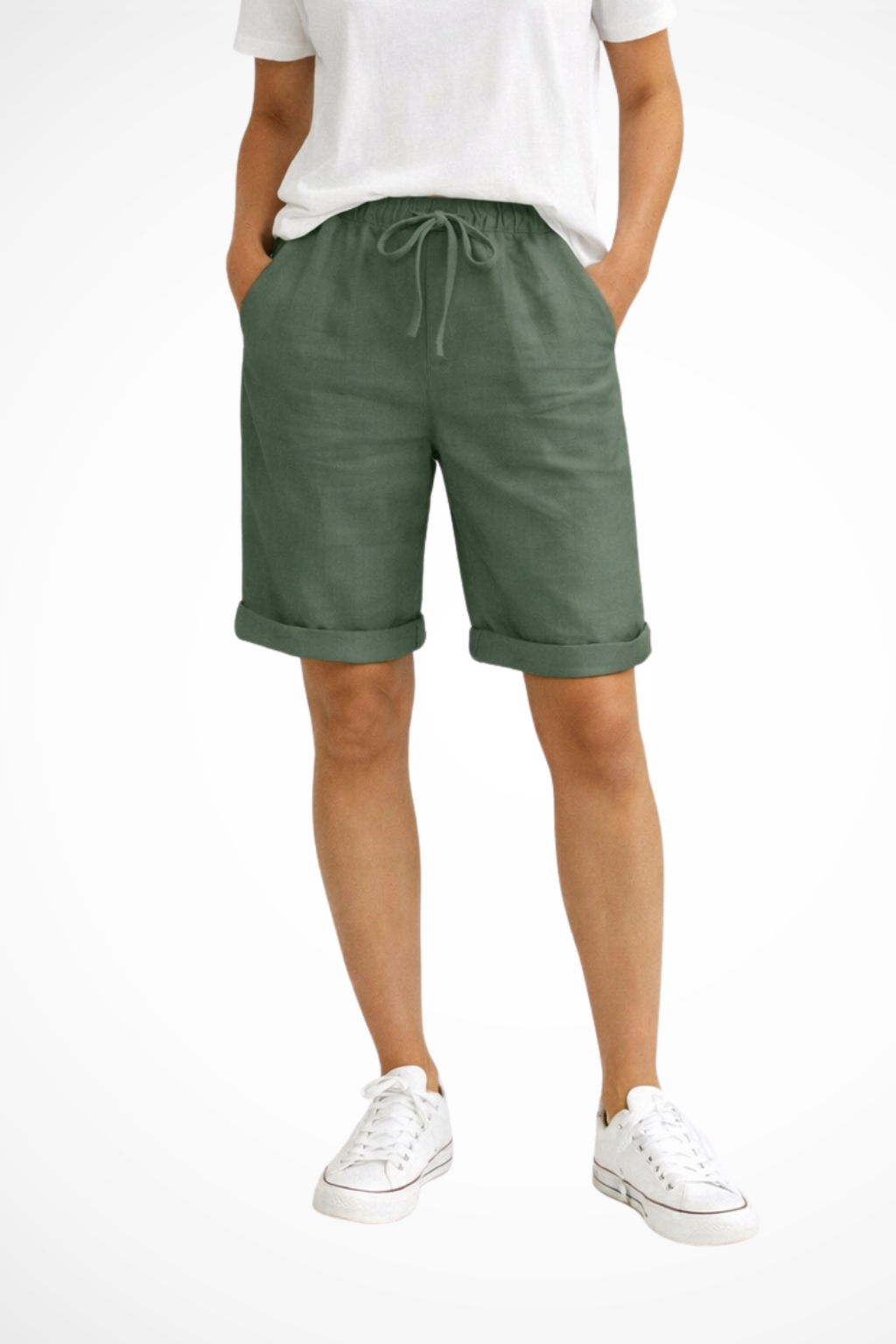 Janice - Women's Casual Shorts in Linen