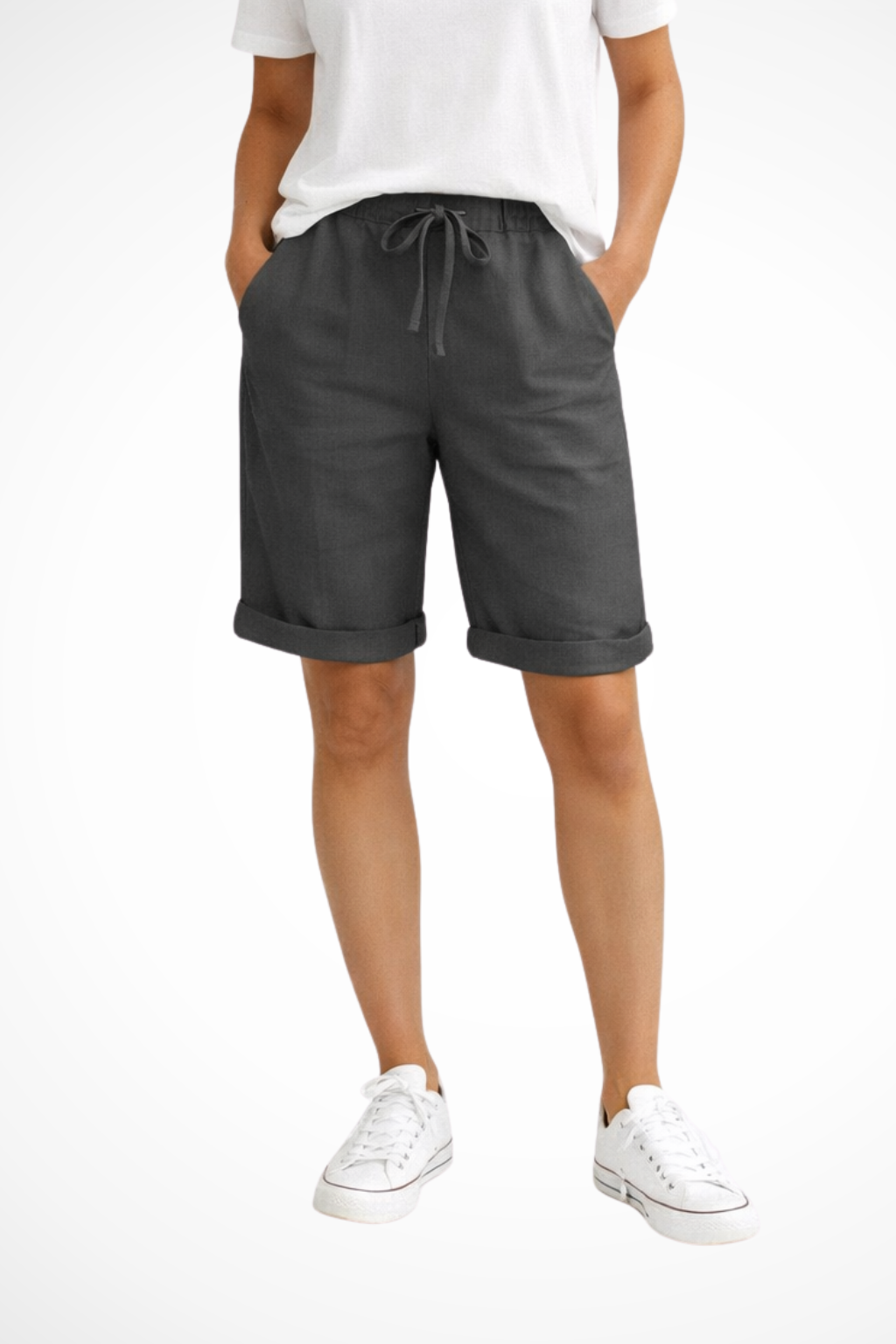 Janice - Women's Casual Shorts in Linen