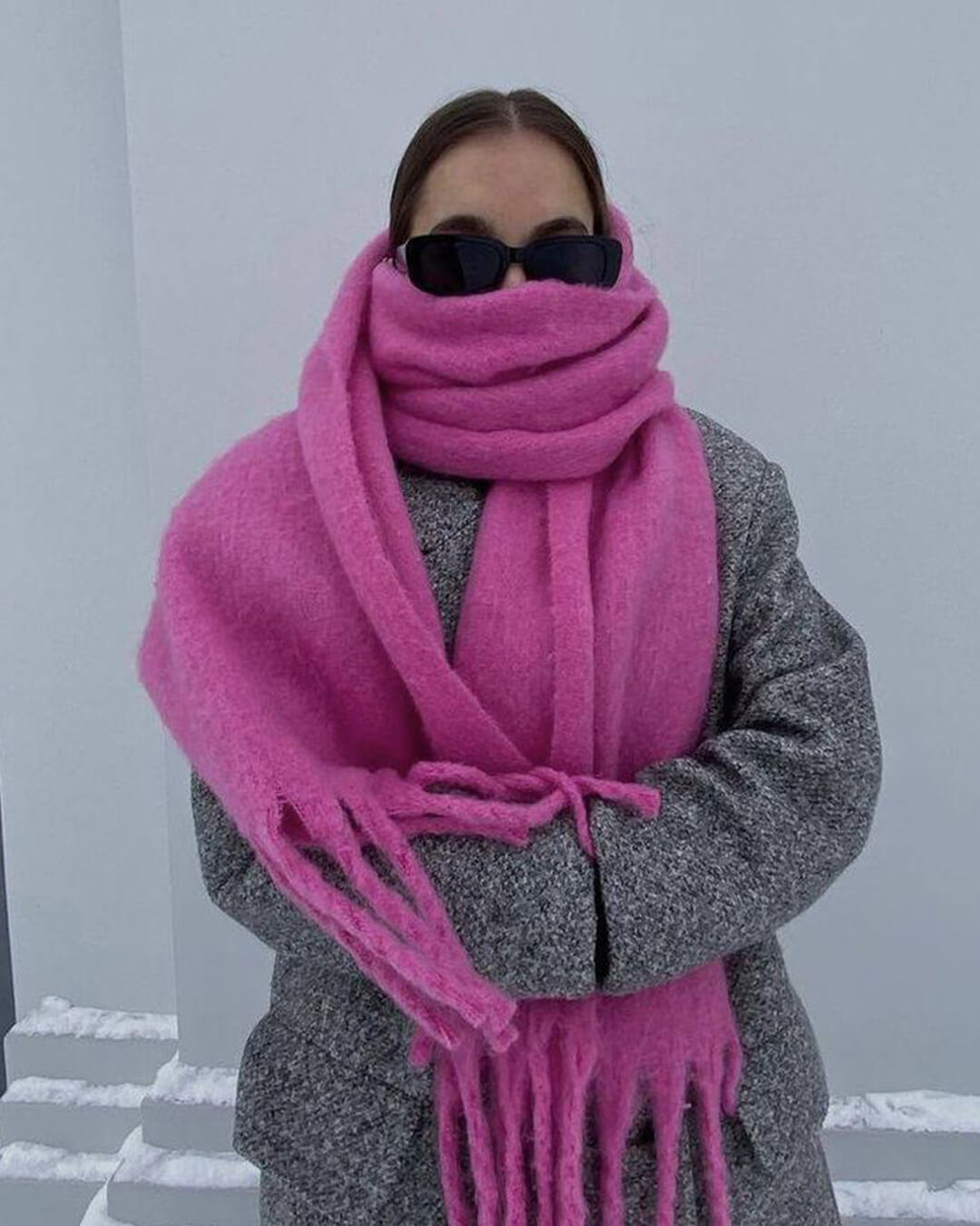 Carmen - Women's Wrap Scarf with Ruching - photo 10