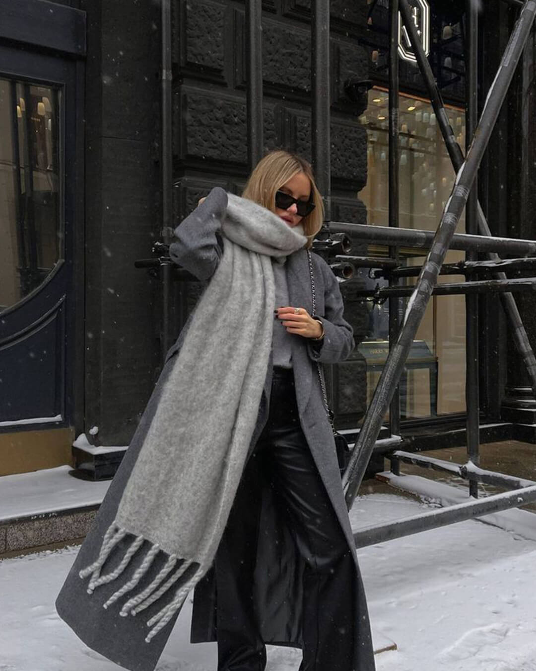 Carmen - Women's Wrap Scarf with Ruching - photo 6