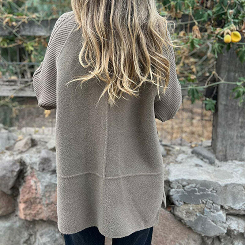 Cathleen - Women's Relaxed Jacket with Side Pockets - photo 4