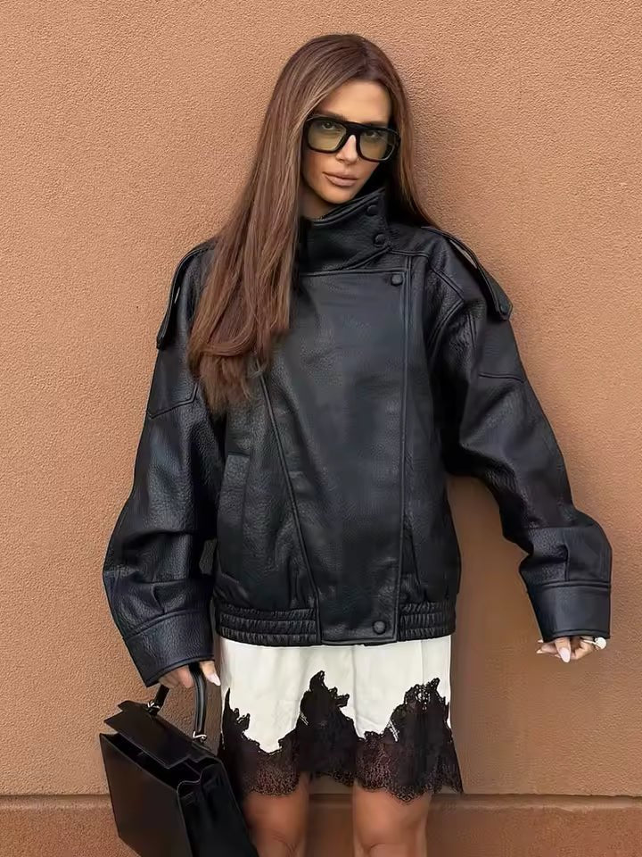 Clara - Women's Jacket with Asymmetric Hem - photo 6
