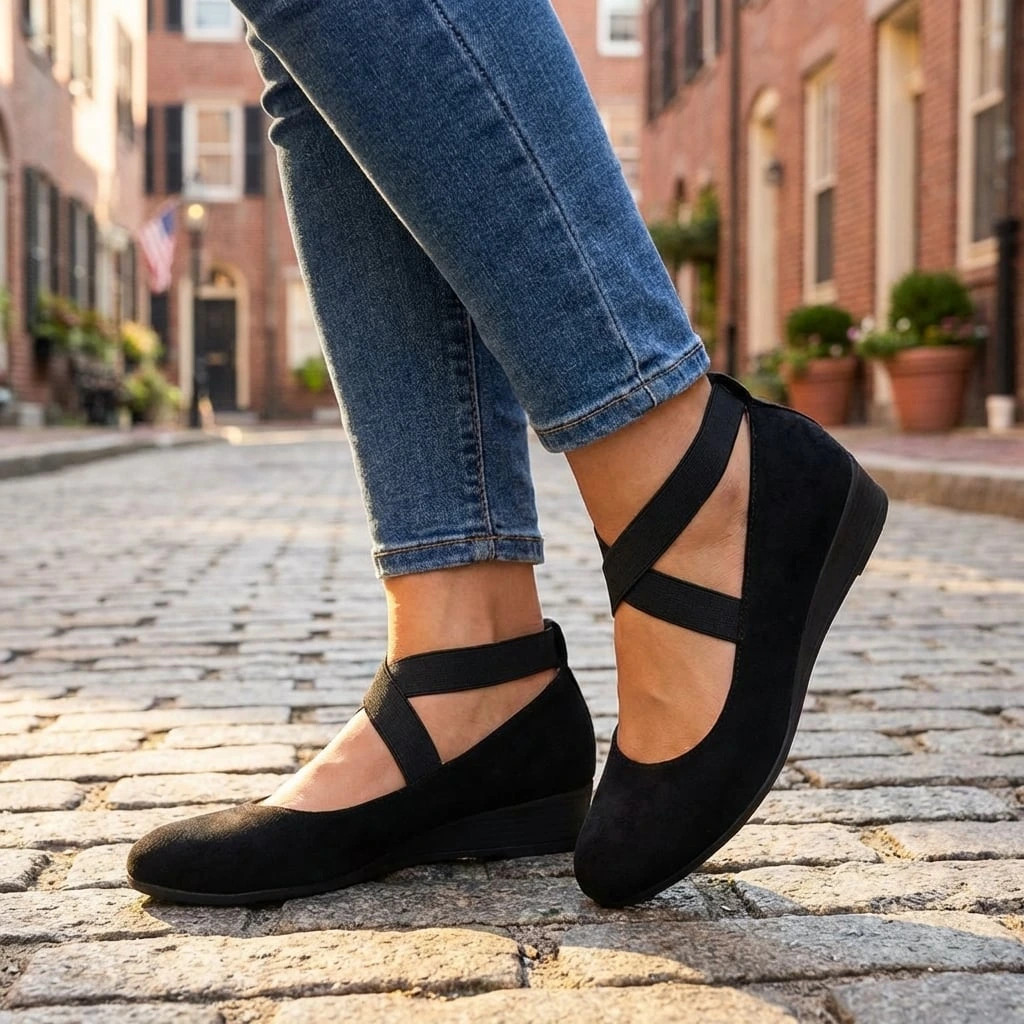 Joy - Women's Wedge Sandals with a Cushioned Orthopaedic Sole