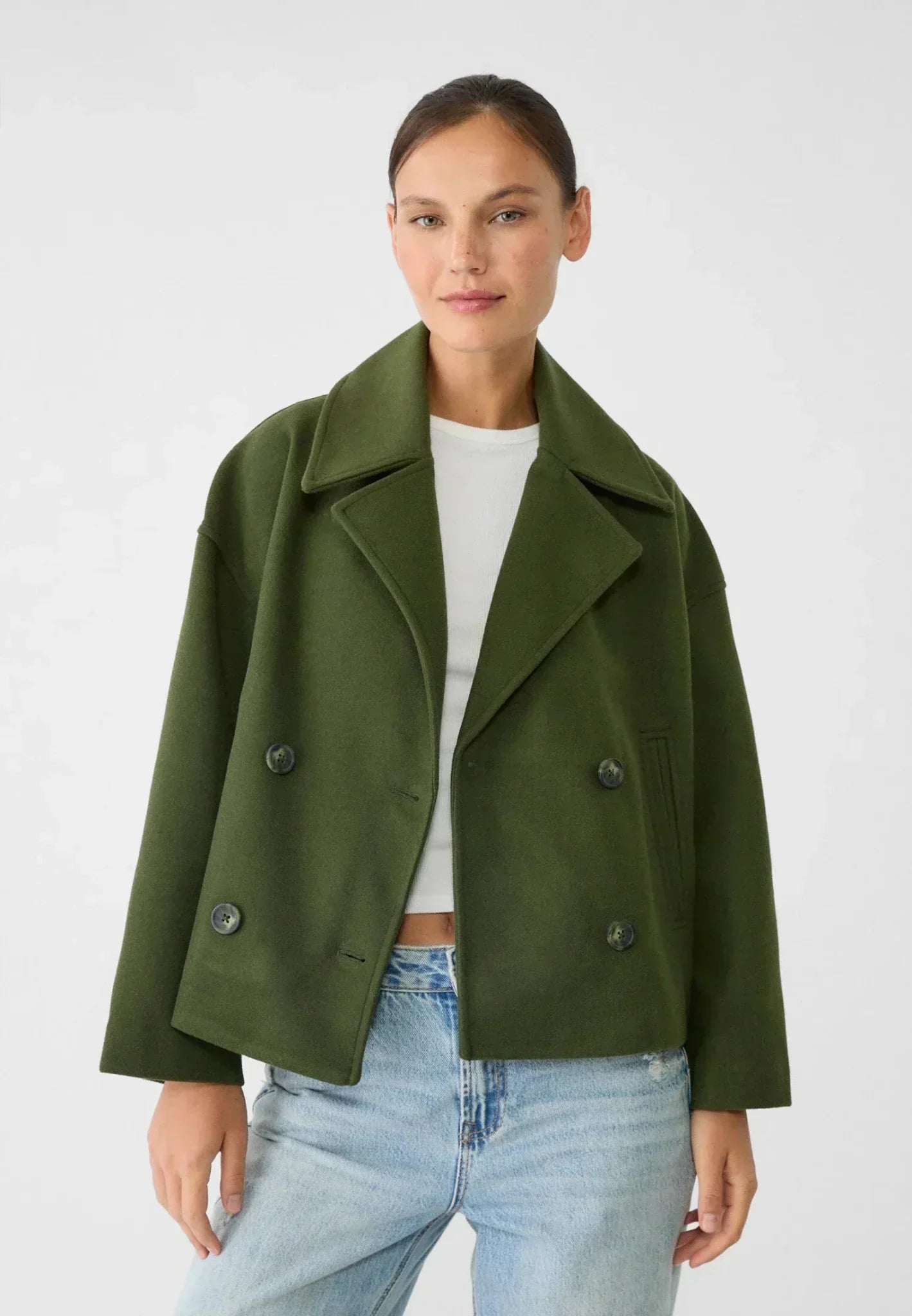 Judith - Women's Wrap Winter Coat with a Neat Finish