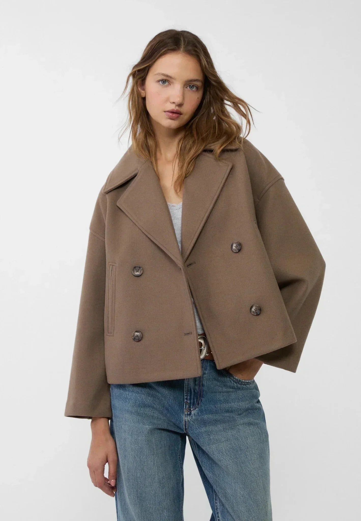 Judith - Women's Wrap Winter Coat with a Neat Finish