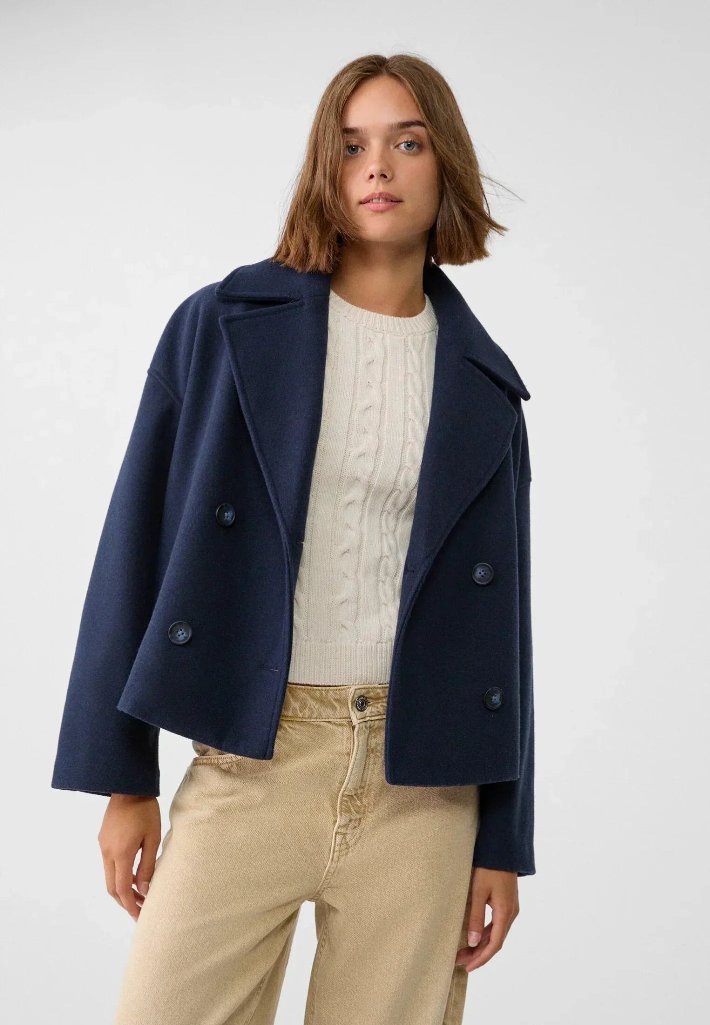 Judith - Women's Wrap Winter Coat with a Neat Finish
