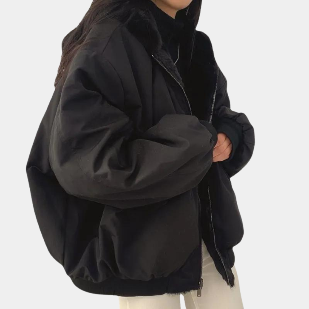 Clover - Women's Oversized Teddy Coat - photo 4