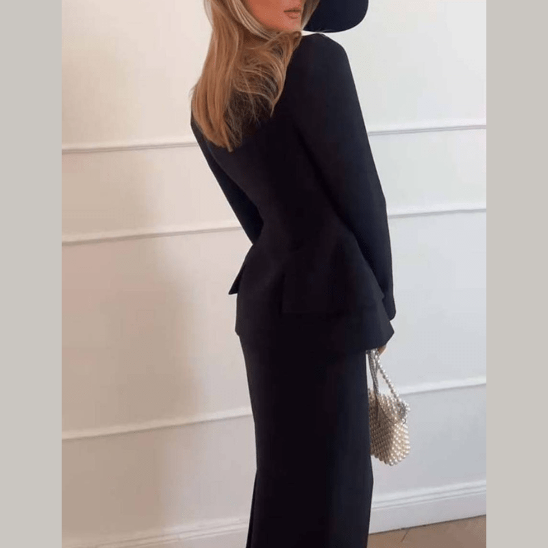 Judy - Women's Tailored Blazer with a Square Neck