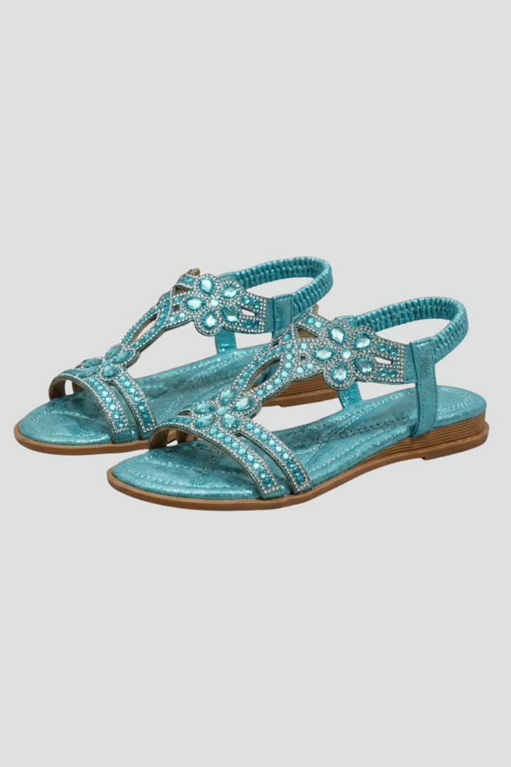 Cressida - Women's Embellished Flat Sandals - photo 2