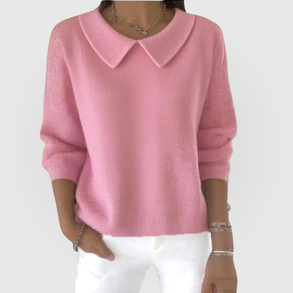 Dakota - Women's Jumper in Knit with Collar - photo 5