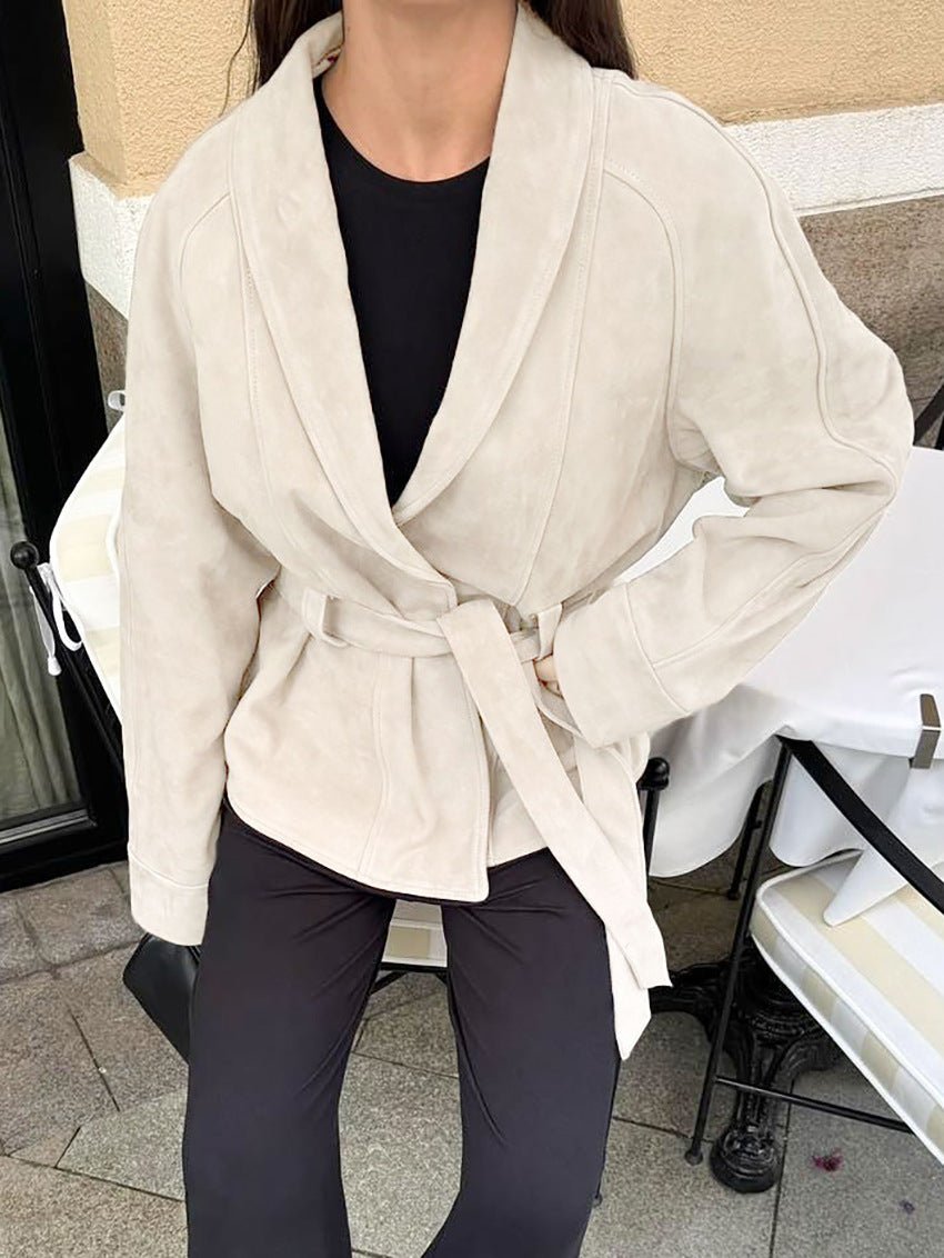 Debra - Women's Trench Coat with Button Front - photo 11