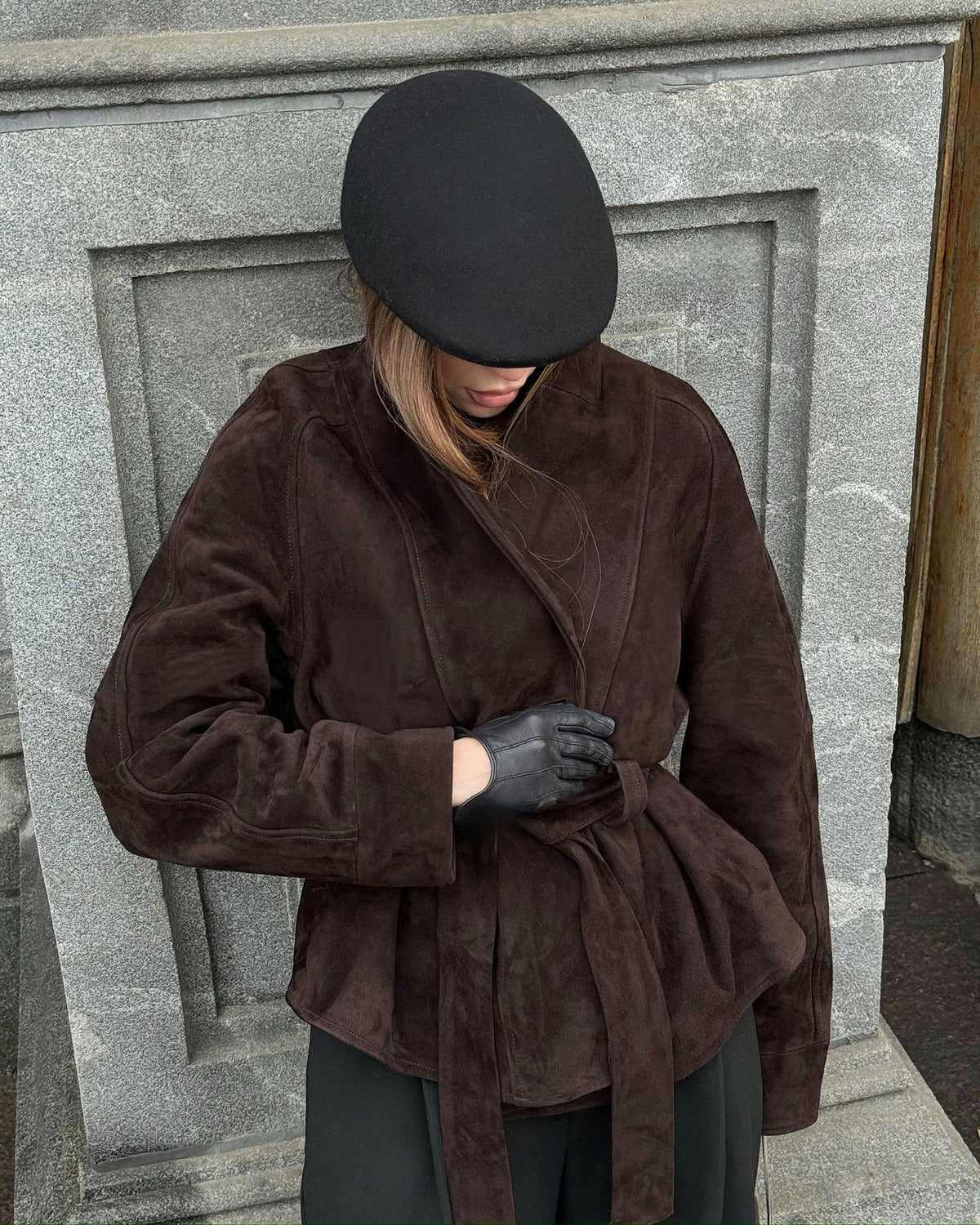 Debra - Women's Trench Coat with Button Front - photo 8
